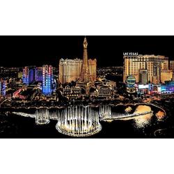 Las Vegas | Scratch Art 41 x 28cm